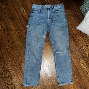 Stradivarius Mom Slim Straight Jeans